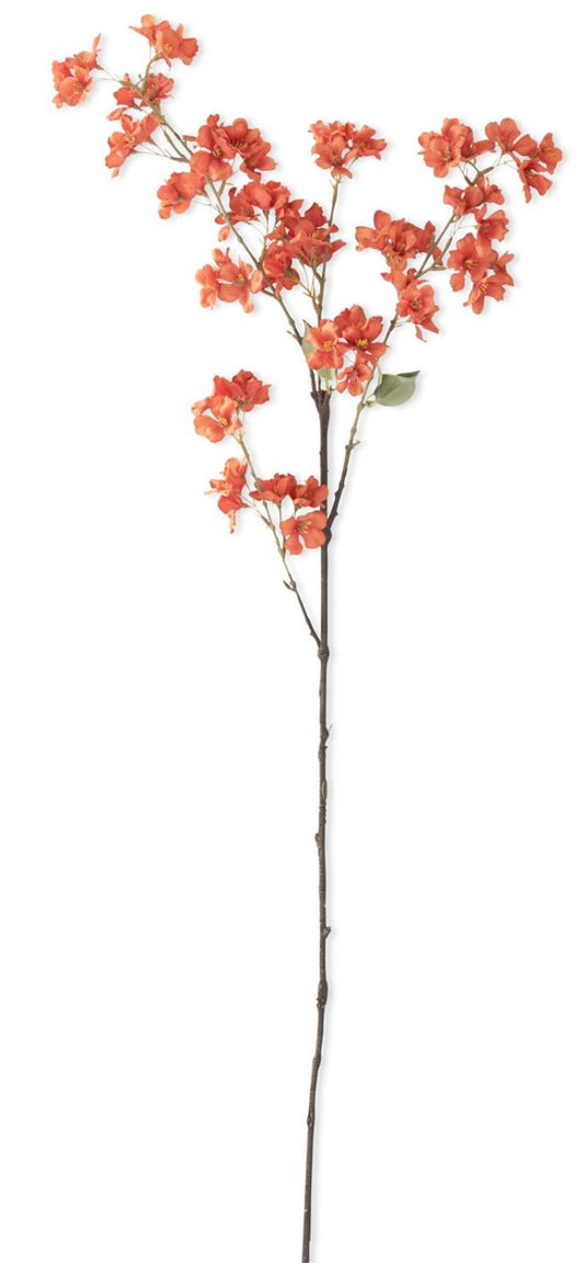 42” orange cherry blossom
