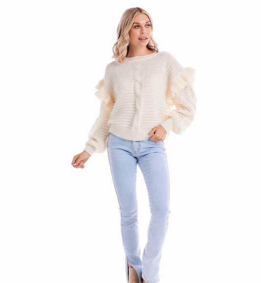Willow Ruffle Sweater