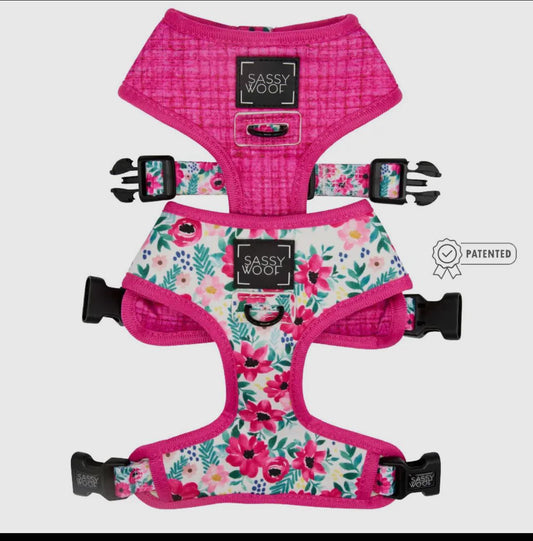 Floral frenzy reversible harness