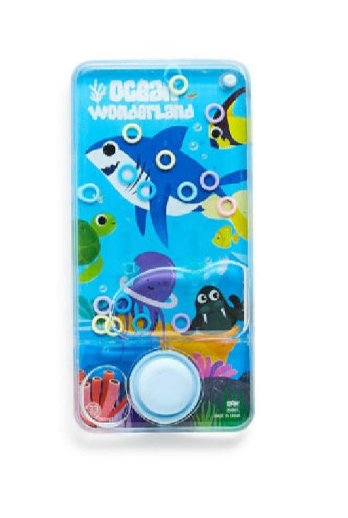 Ocean Wonderland Water Game in Gift Box Unit Includes 3 Designs: Shark, Whale, Jelly Fish - Plastic