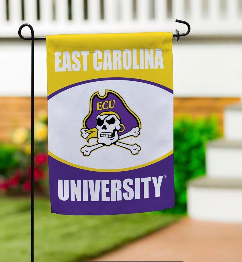 East Carolina University Suede Garden Flag