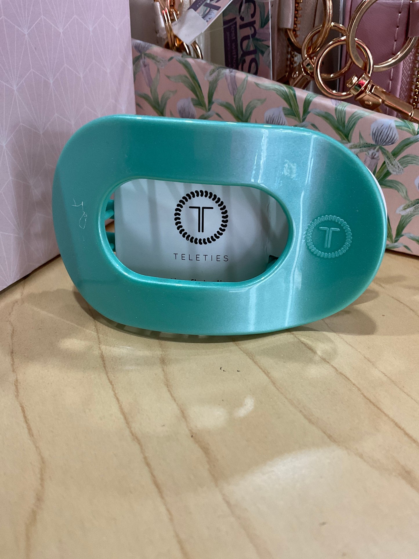 Teleties flat round small