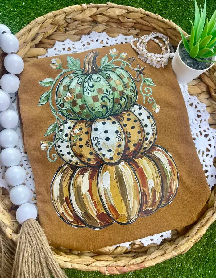 Pattern Pumpkins (Port & Co)(DTF=Order Separate)