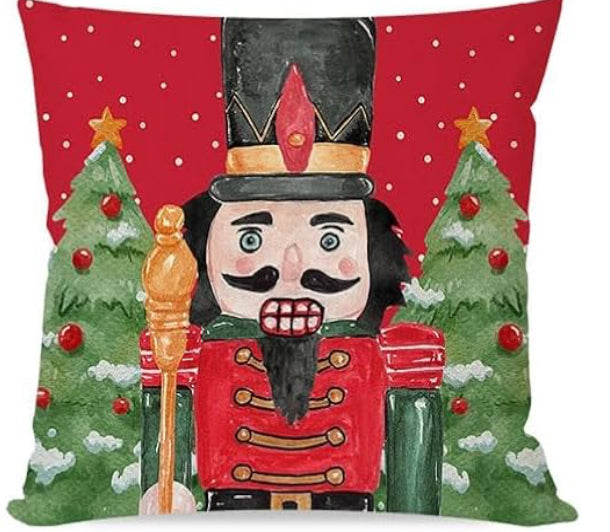 Nutcracker pillow covers