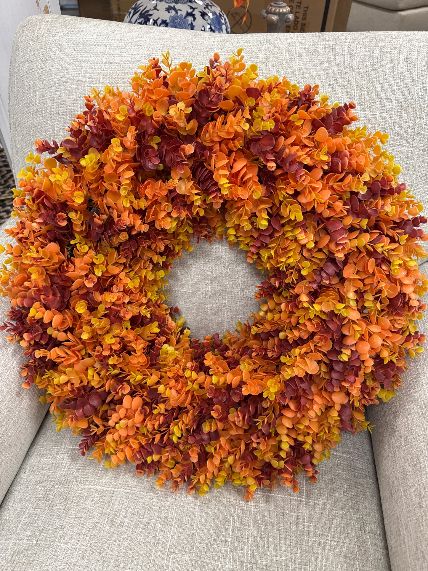 24 inch eucalyptus wreath UV rated