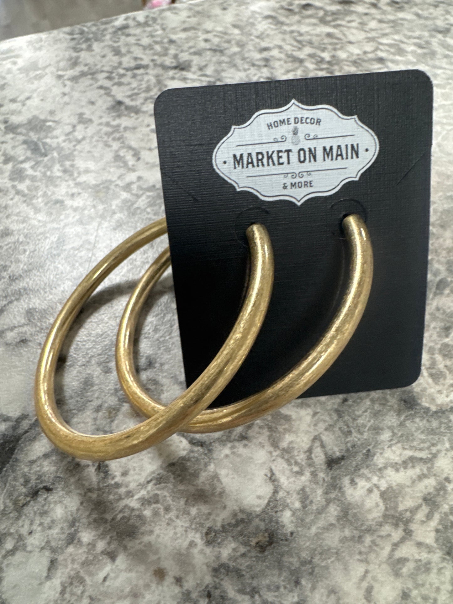 4mm gold hoops