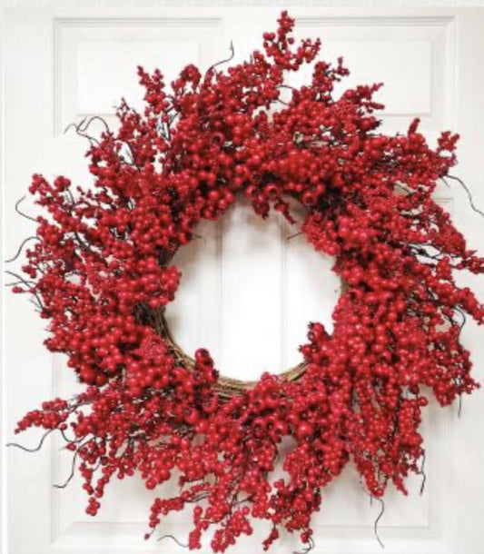 30"berry wreath