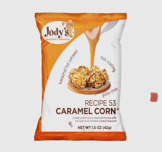 Jody’s recipe 53 caramel corn 1.5 ounce