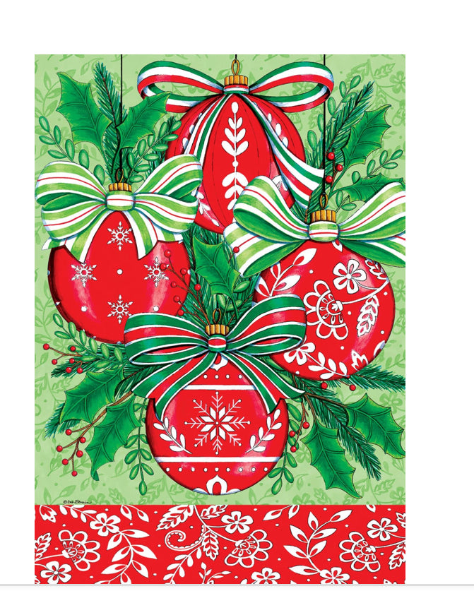 Red ornaments collection