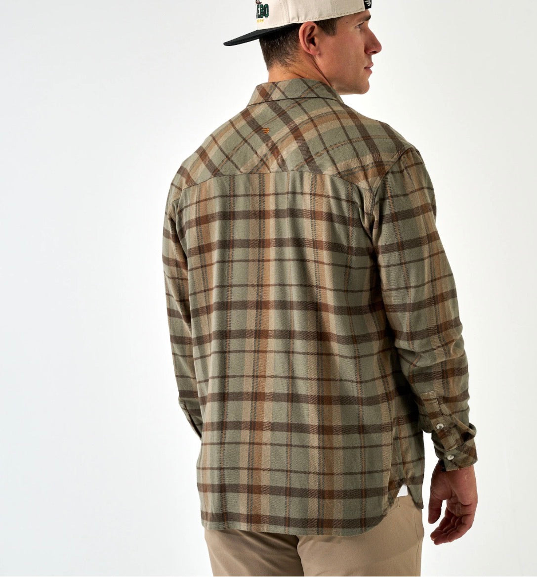 Flannel Shirt - Timber Brown