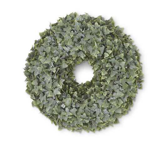 Real touch powdered english ivy wreath