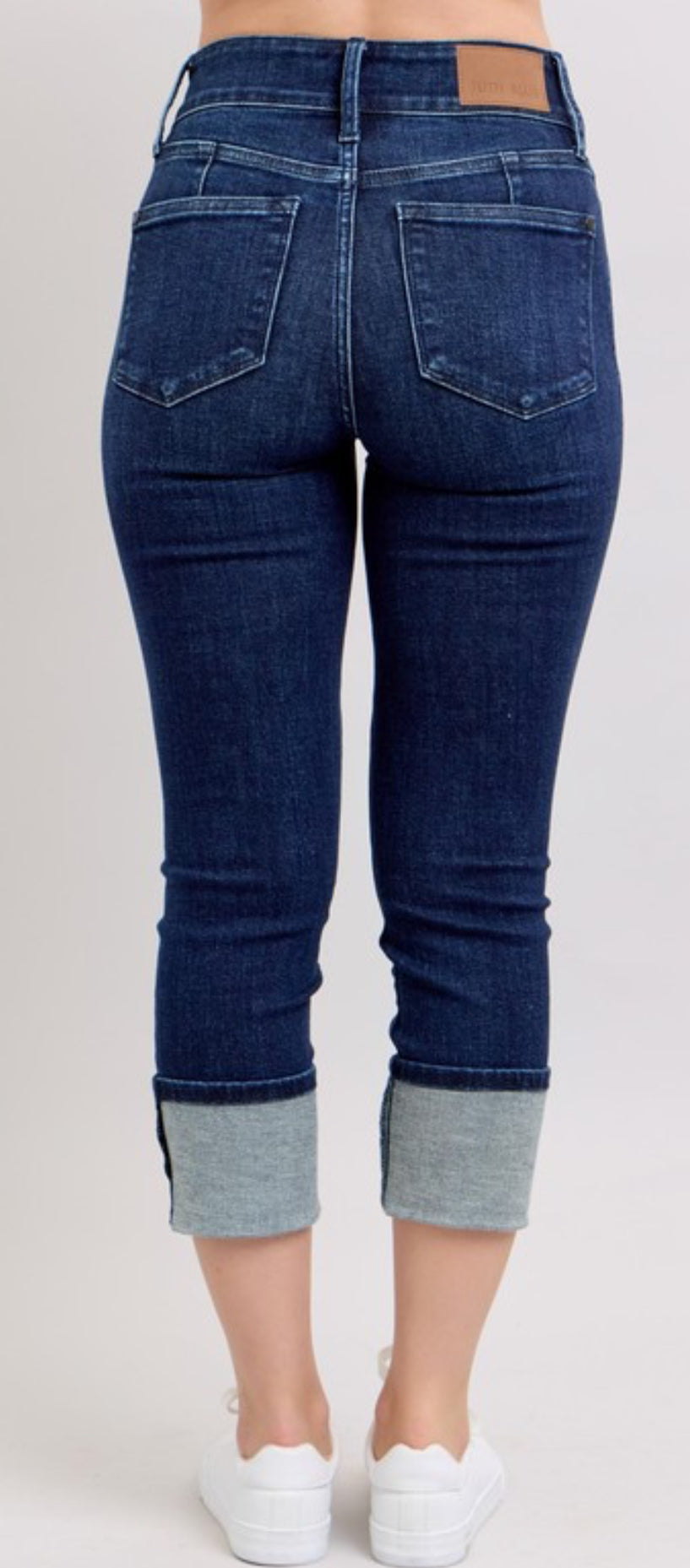 Judy Blue Double Waist Band Capri Regular & Plus