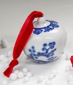 3” ceramic ginger jar ornaments