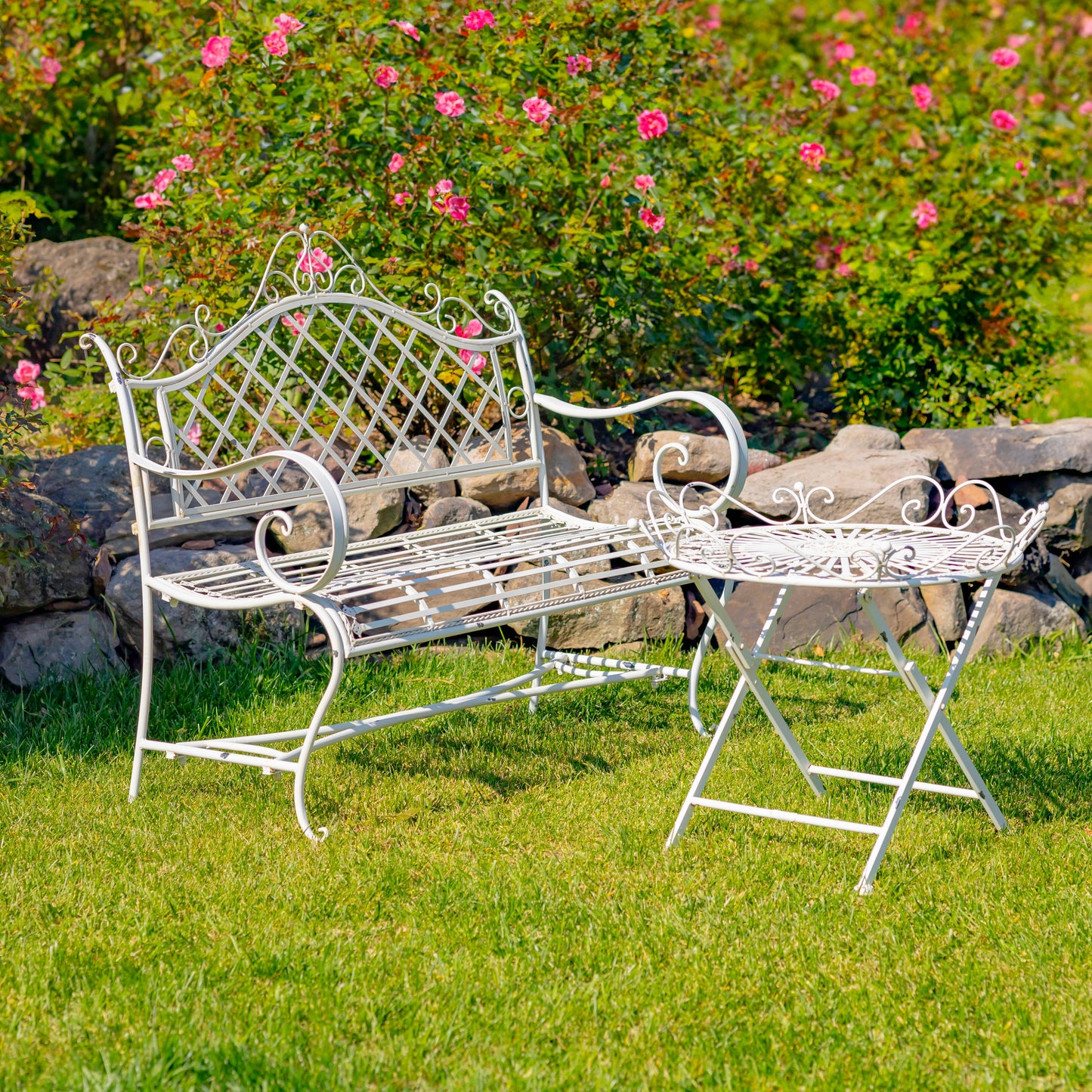 Victorian Iron Garden Bench