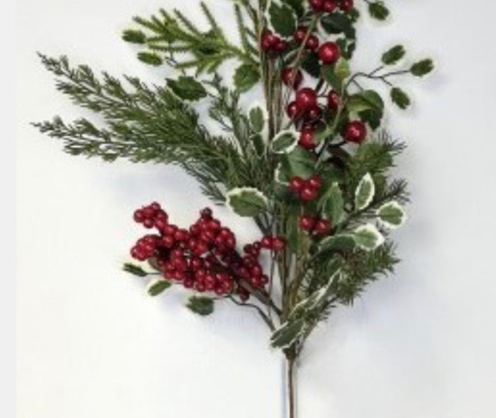 36IN BERRY PINE SPRAY
