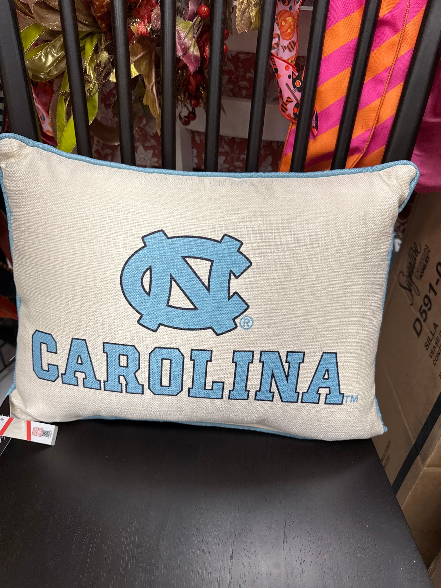 NC Carolina combination pillow