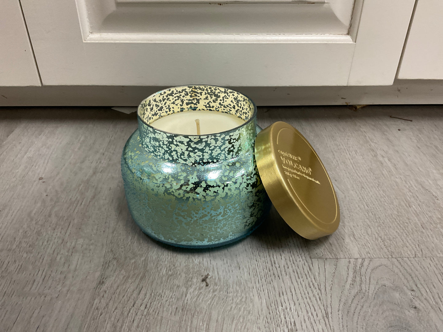 Icy Blue Merc Volcano Candle