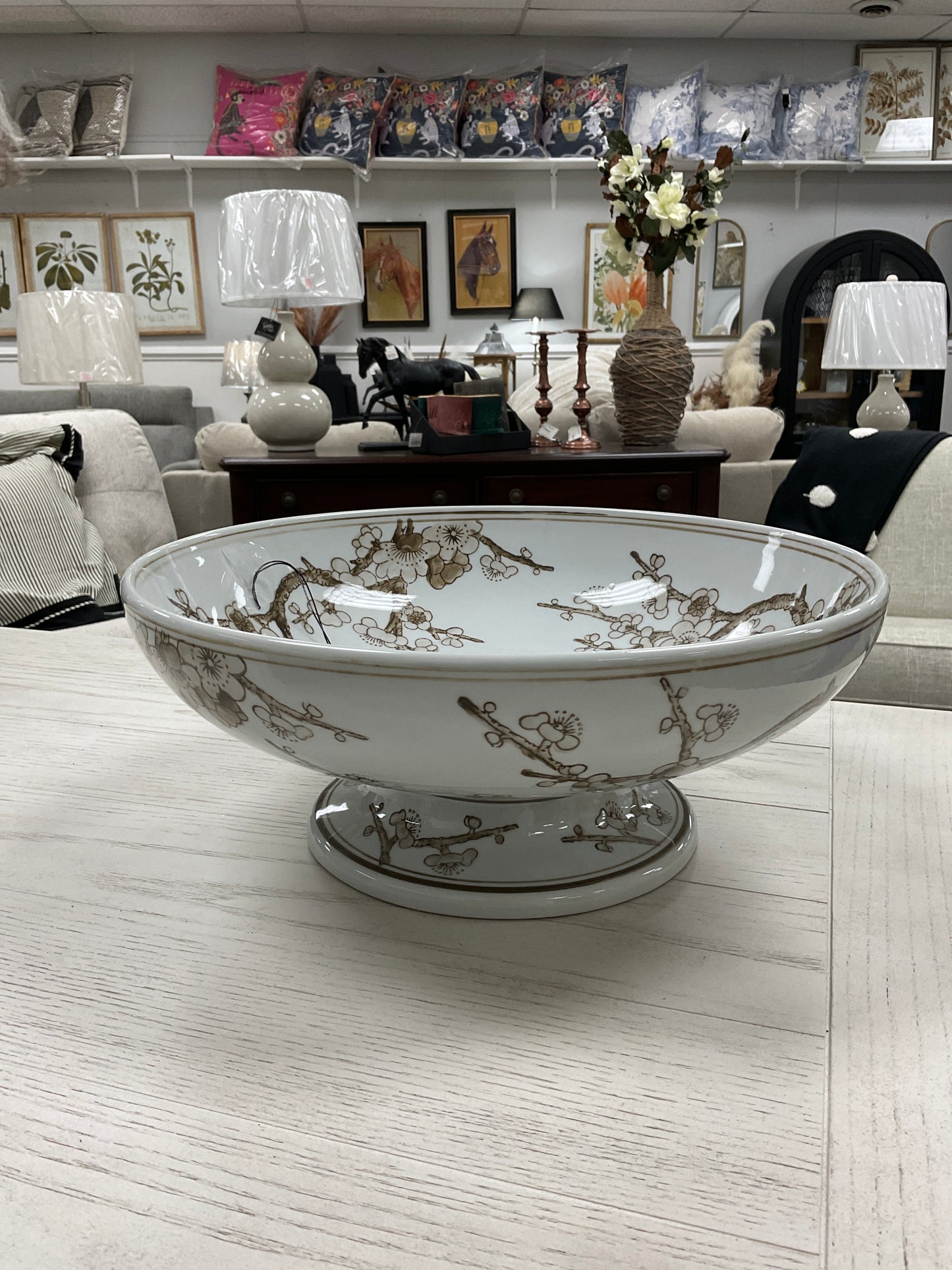 Province empress footed bowl