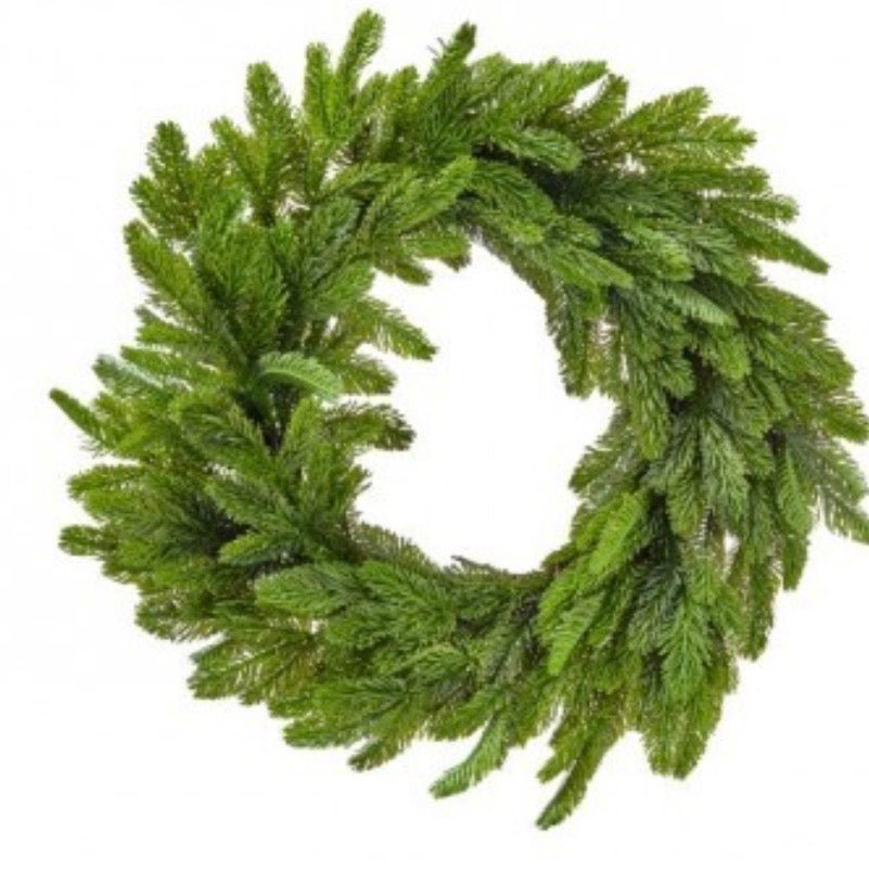 24" REAL TOUCH NOBLE FIR WREATH
