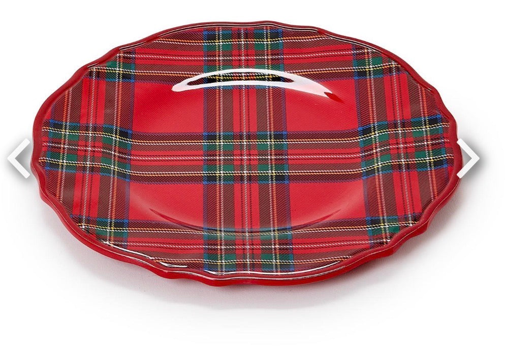 Tartan Traditions Melamine Salad / Dessert Plates