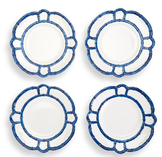 Navy Bamboo Dinner Plates