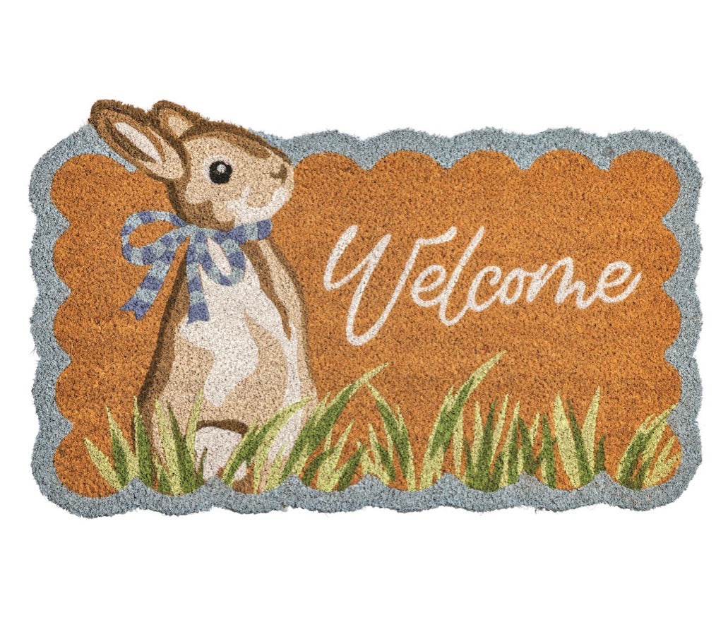 EASTER SCALLOP DOOR MAT