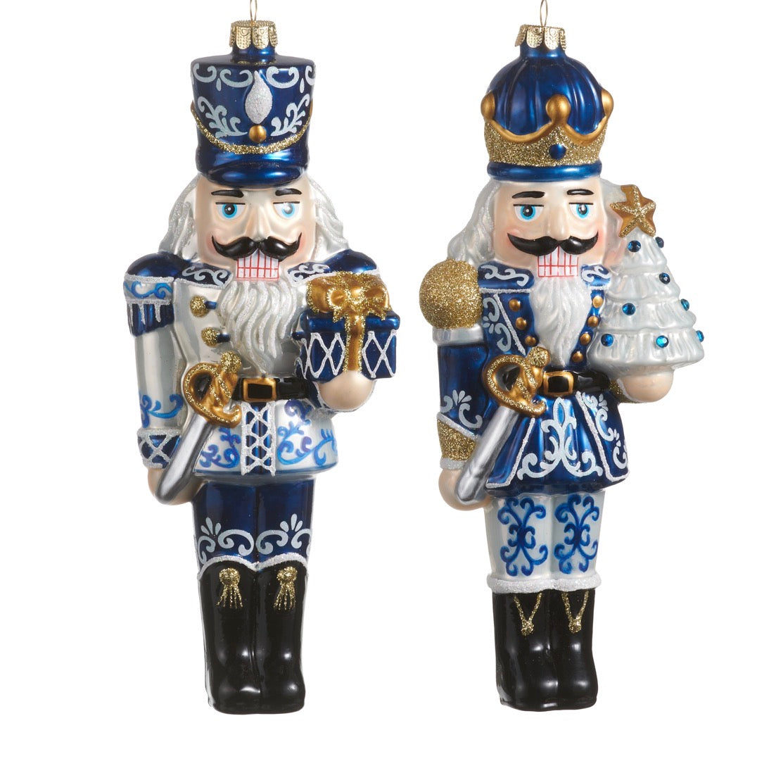 8.25" Chinoiserie Nutcracker Ornament