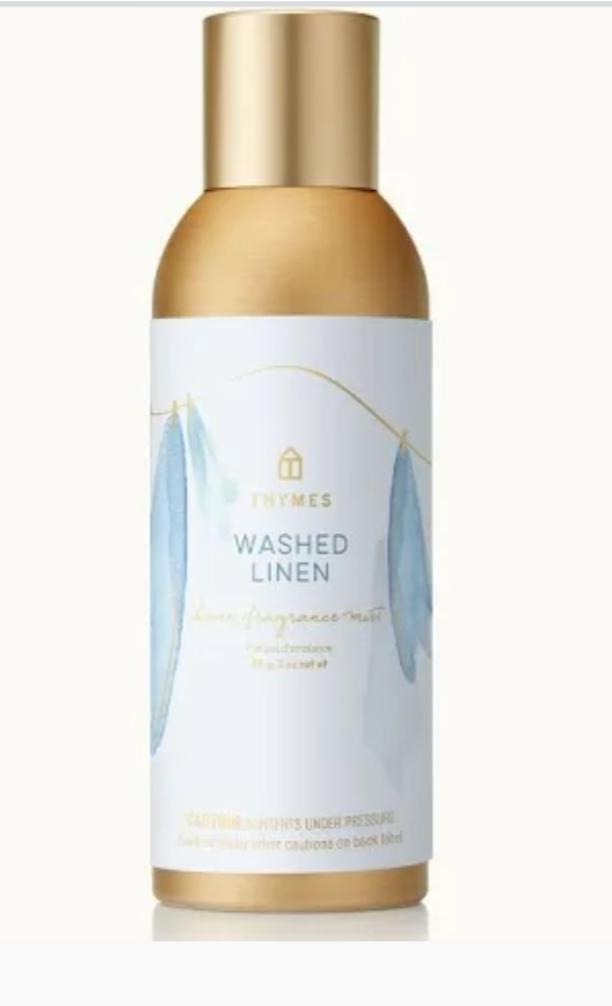 Thymes washed linen home fragrance mist