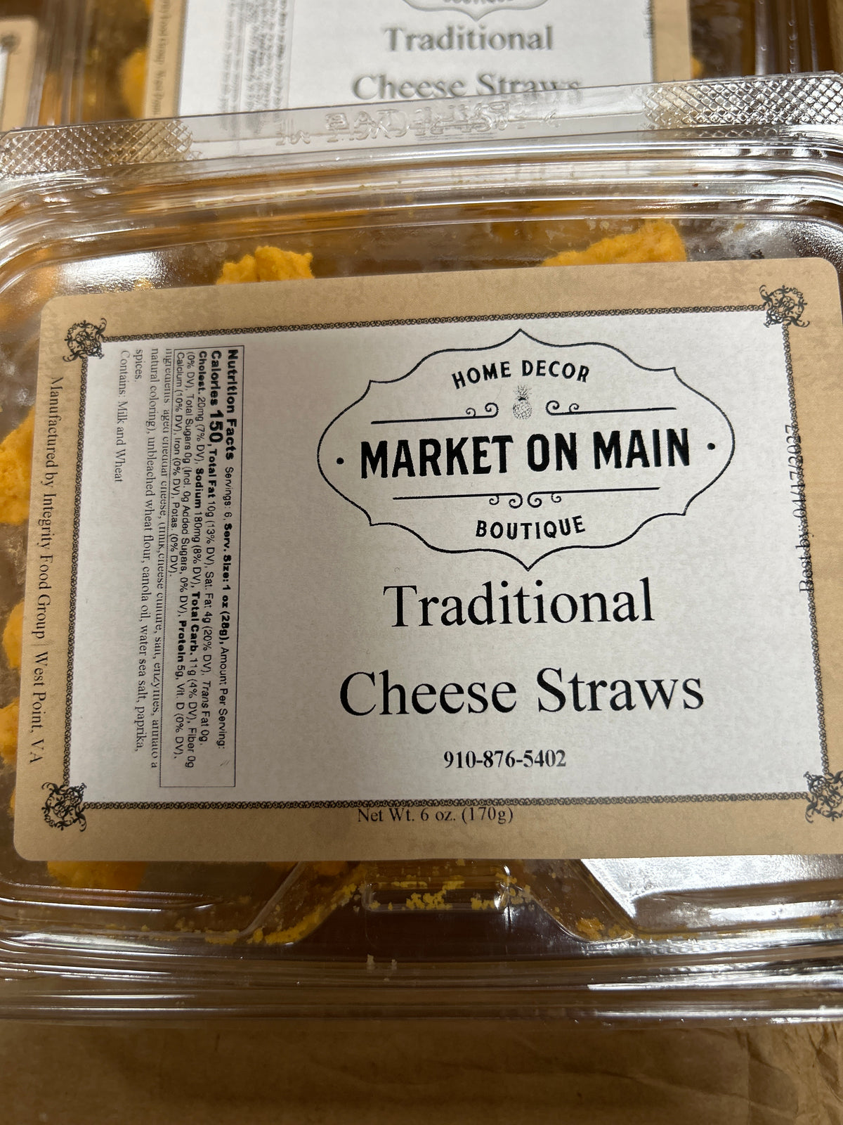 Market on Main Cheese Straws