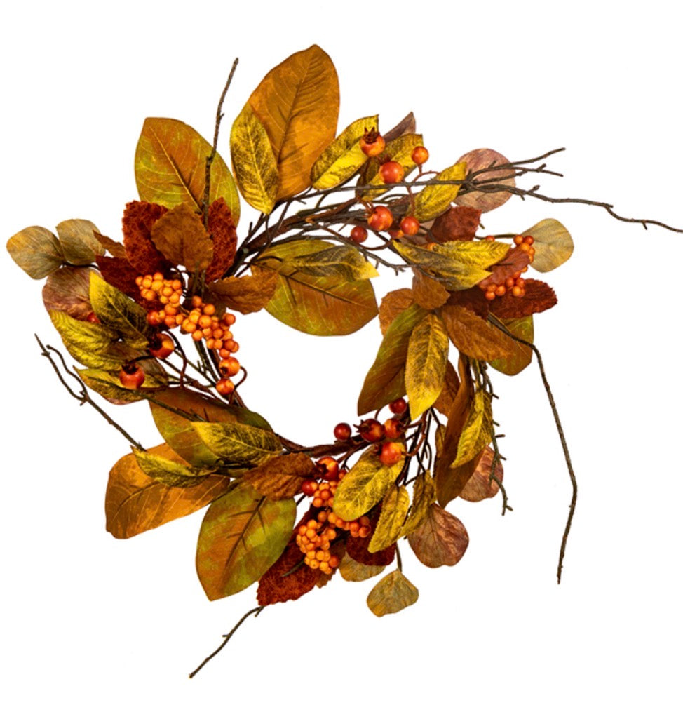 Fall Berry Candle Ring