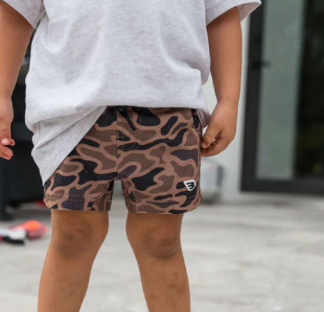Youth Athletic Short - Gauge Camo
