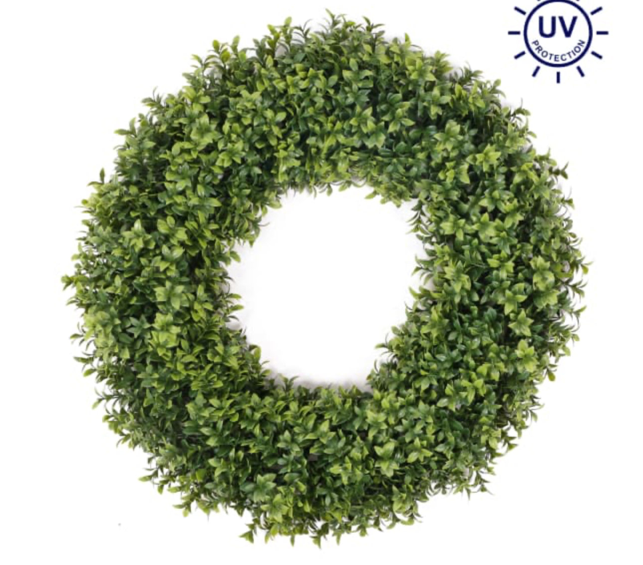 22” boxwood wreath uv rated