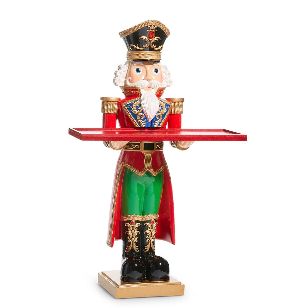 23.75" Multicolor Nutcracker Butler