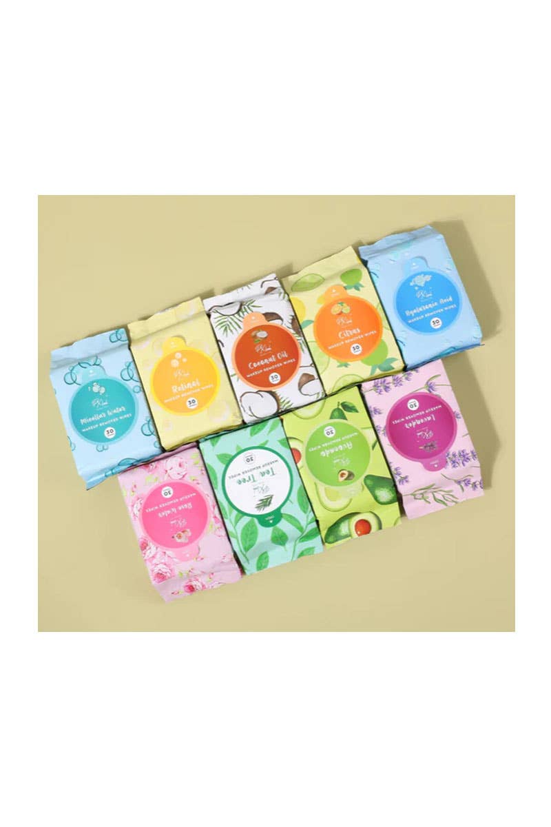 PxLook Cosmetics N-201-14 Rose Water Makeup Remover Wipe -