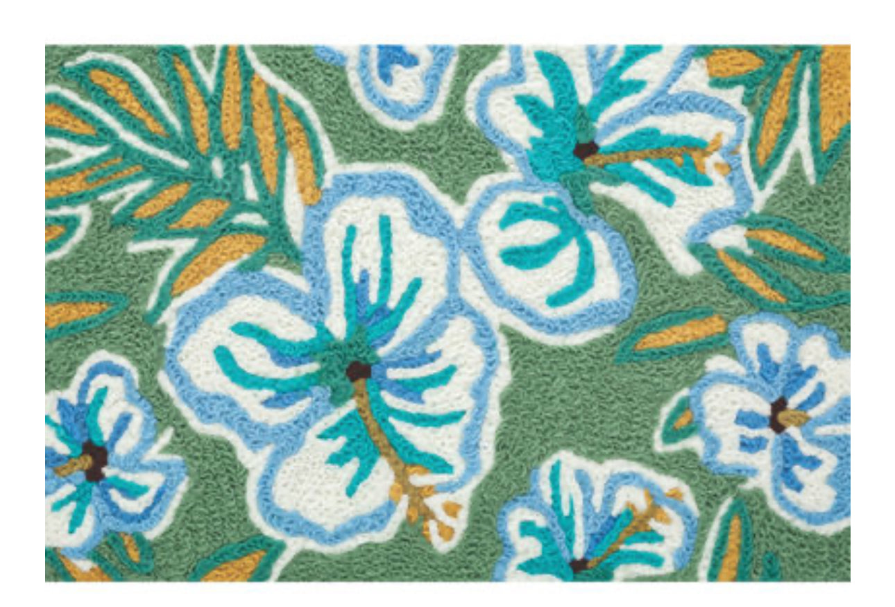 Tropical Hibiscus Rug