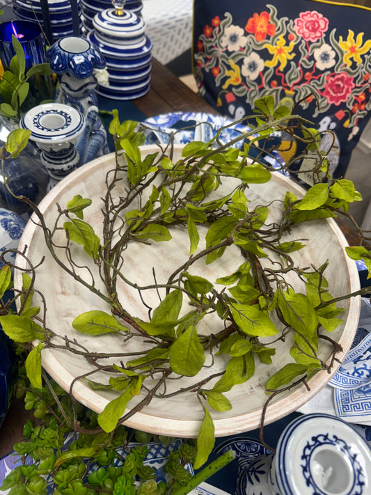 6.5” twig and vine ring