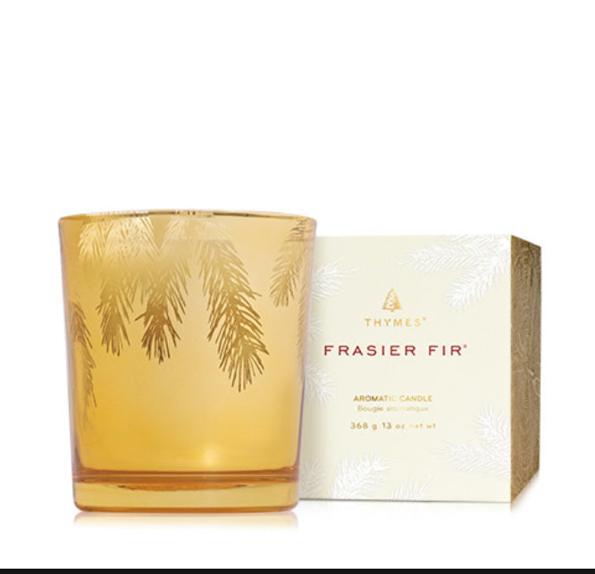 Frasier fir 13 oz Poured Candle Gilded