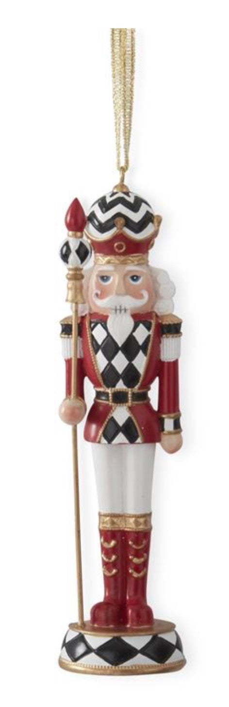 Assorted 6.25 Inch Red & Black Harlequin Check Nut