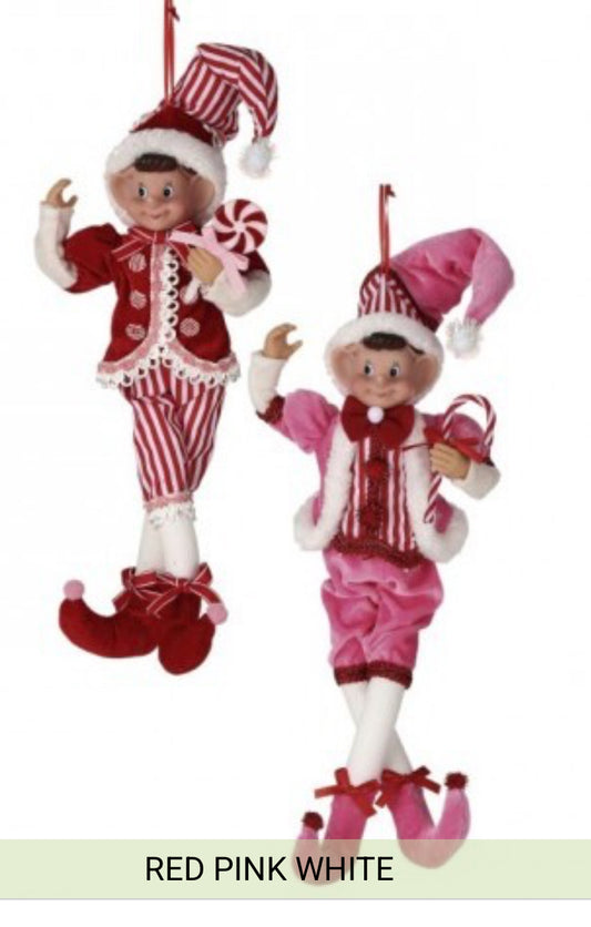 FABRIC SWEETS PIXIE ELF ORNAMENT