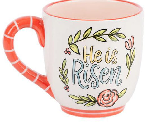 He is risen mug