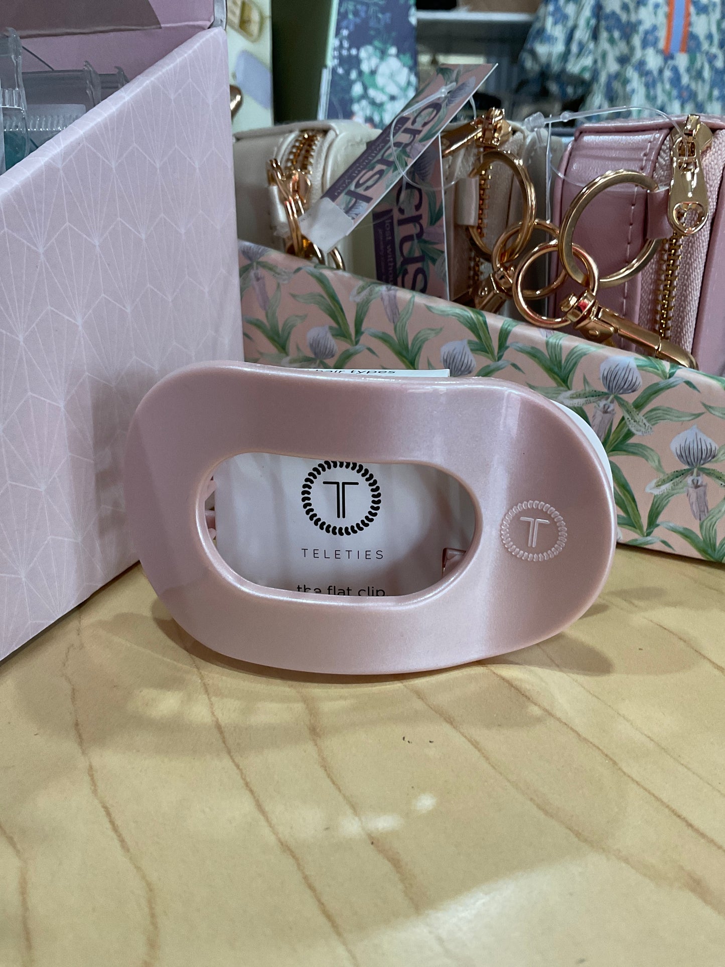 Teleties flat round small