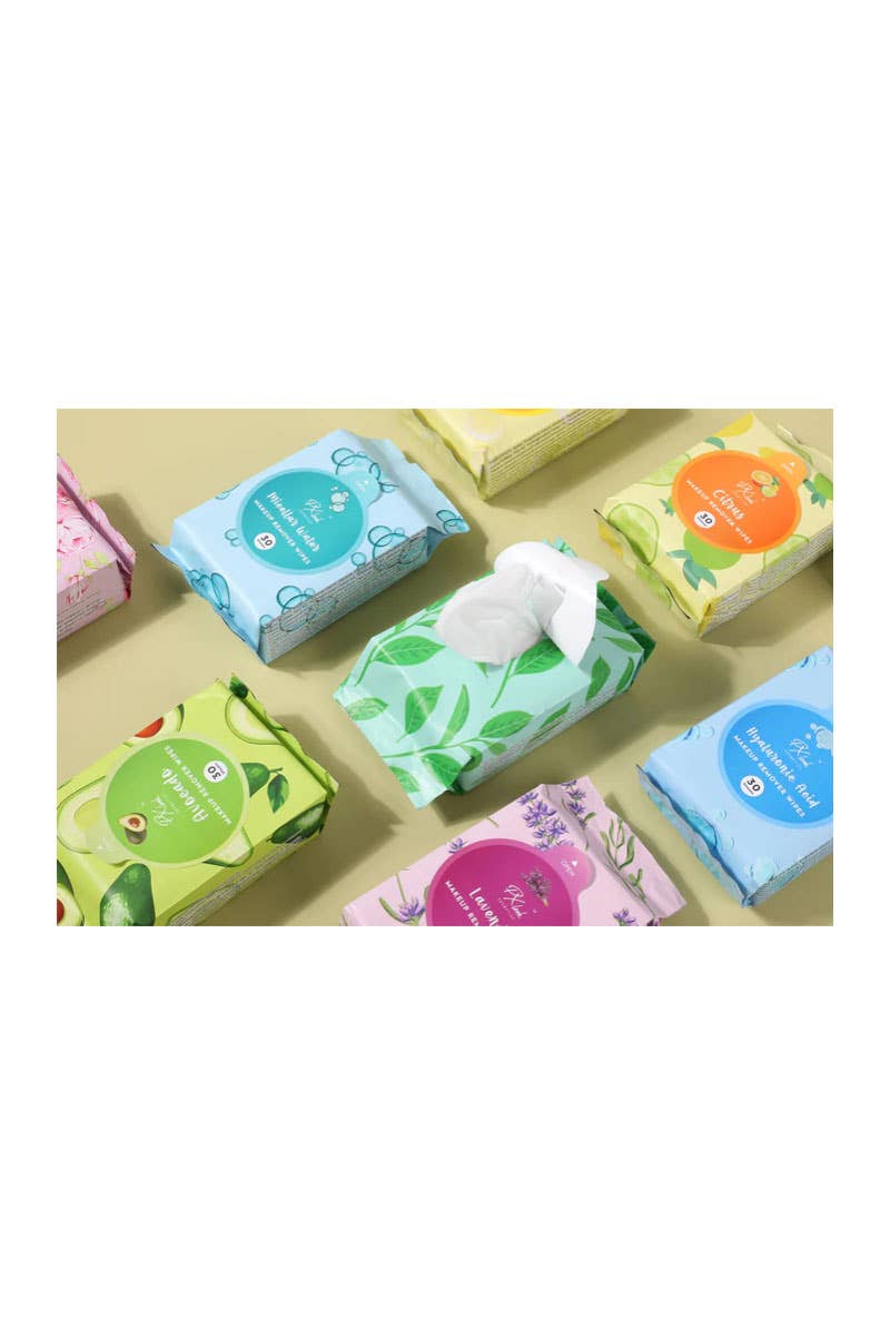 PxLook Cosmetics N-201-14 Rose Water Makeup Remover Wipe -