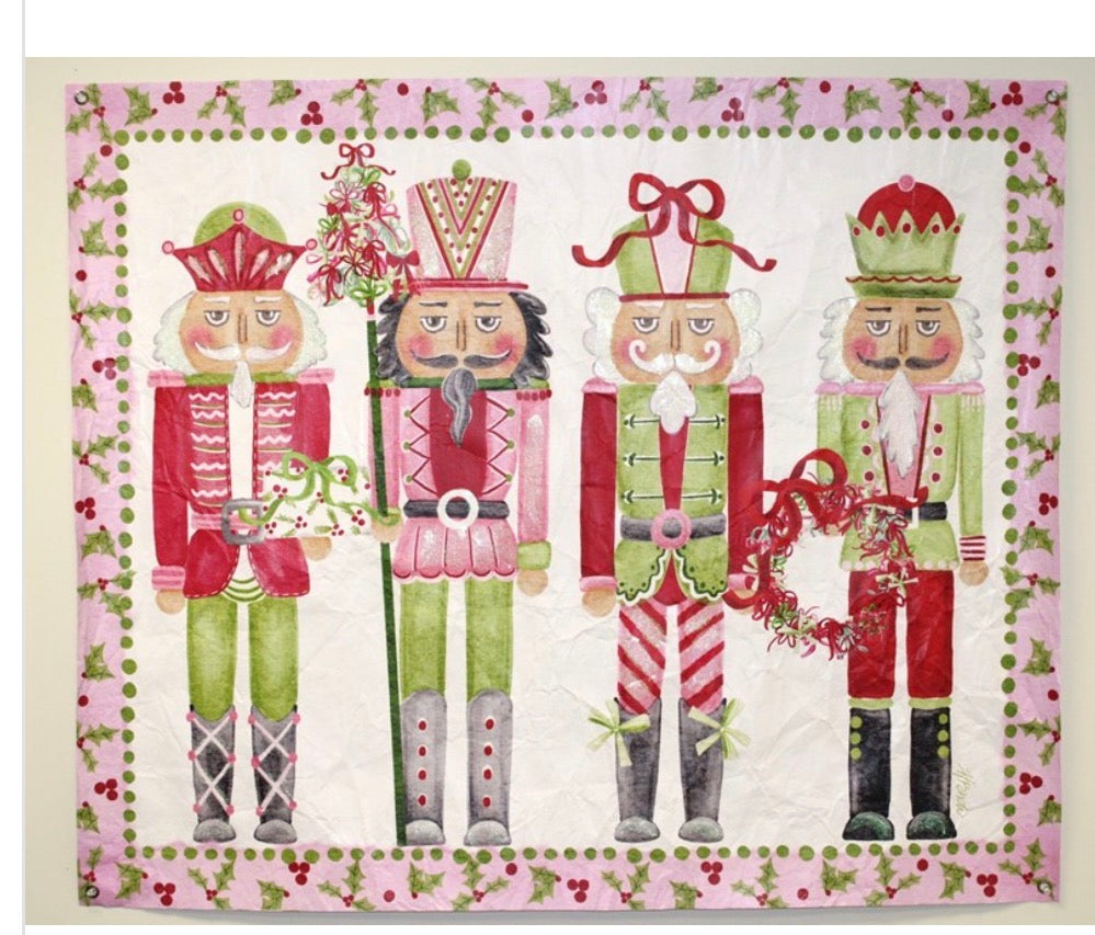 46x38" Art Paper, Nutcracker Quartet, Glitter Embellishment