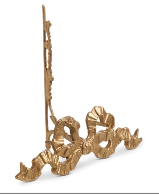 10" Gold Bow Easel