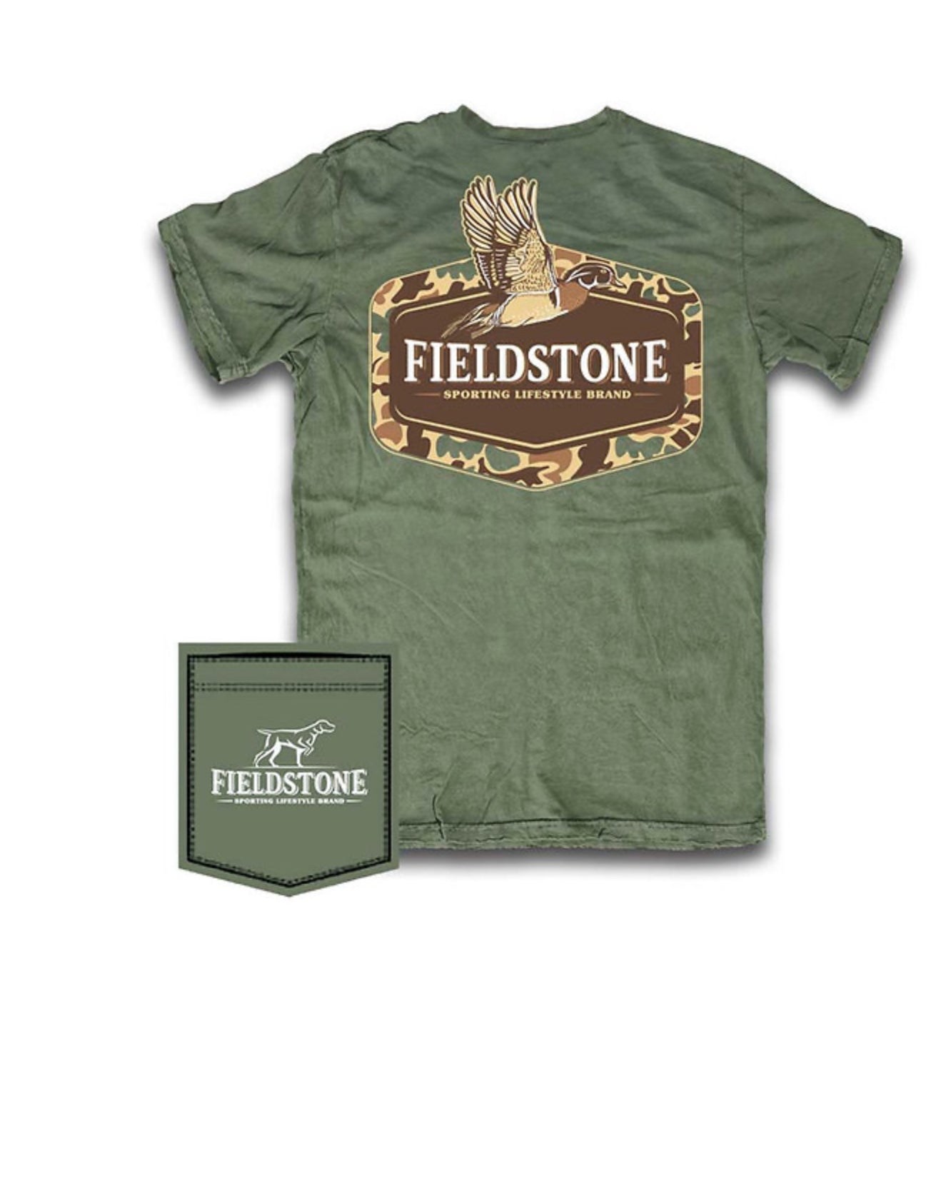 Camo wood duck short sleeve- men&youth