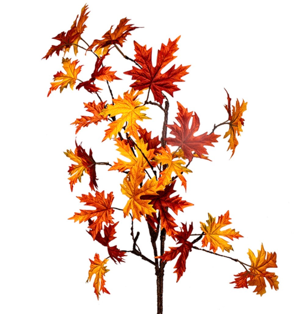 39" MAPLE LEAVES BUSH