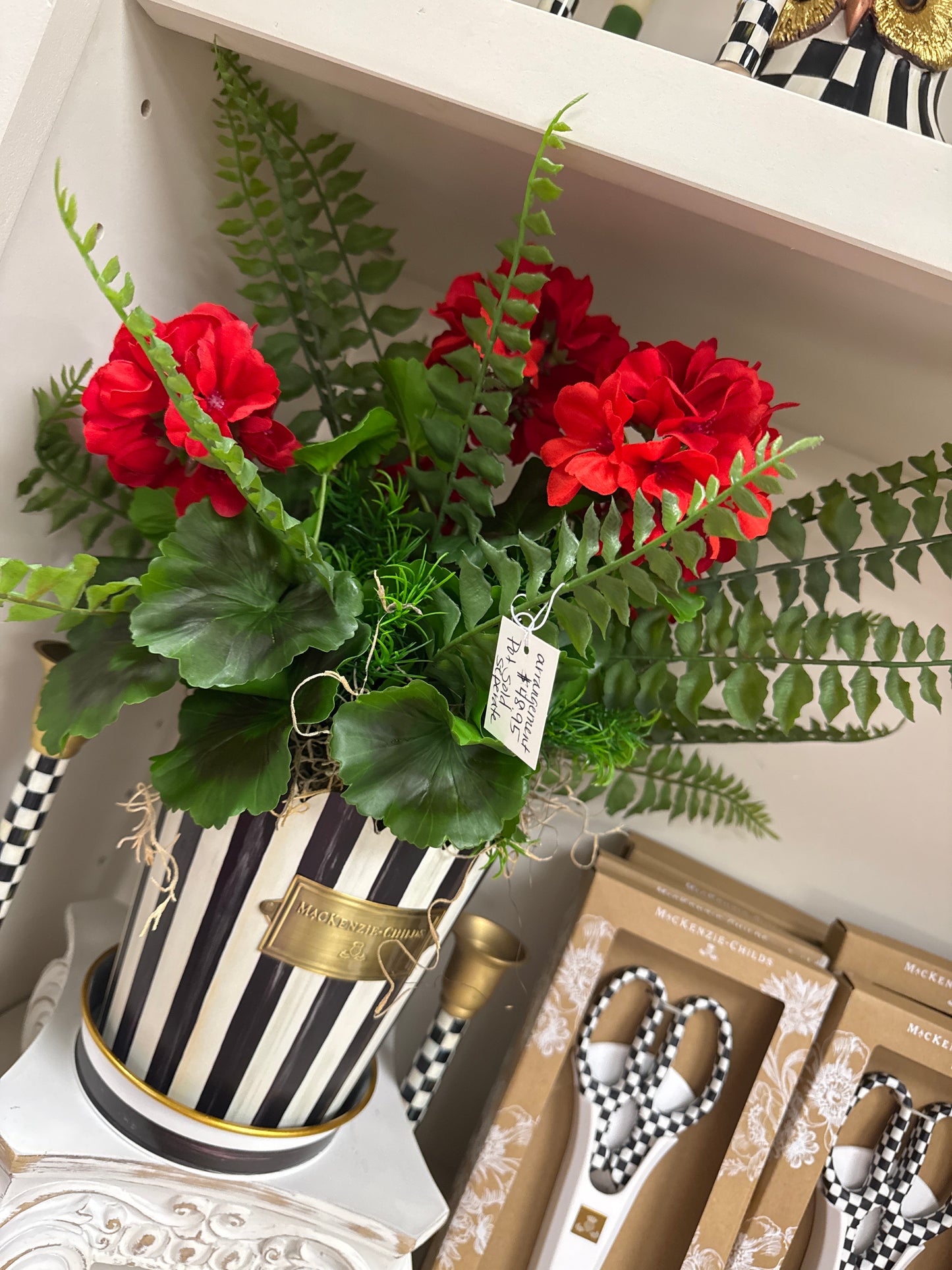 Geranium arrangement