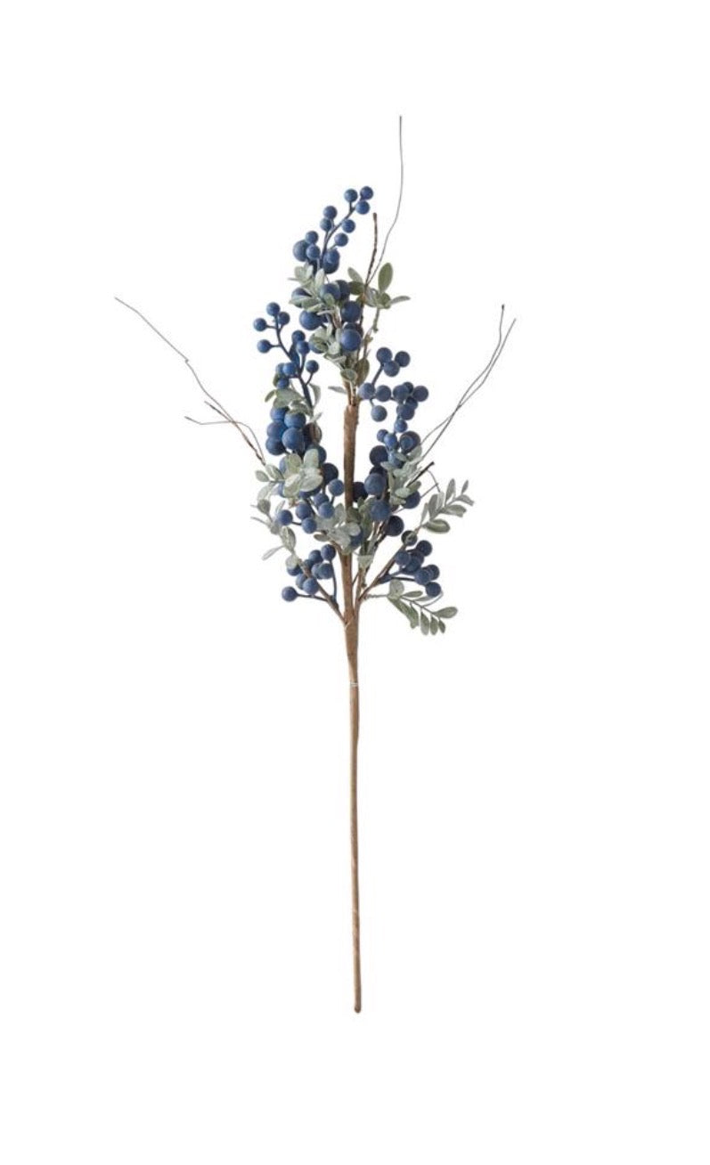 28 Inch Blue Grape Berry Stem