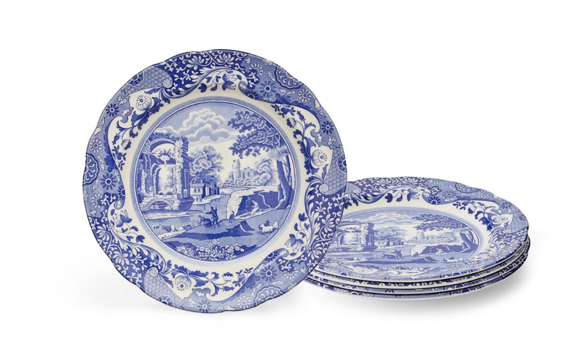 Blue Italian Dinner Plates