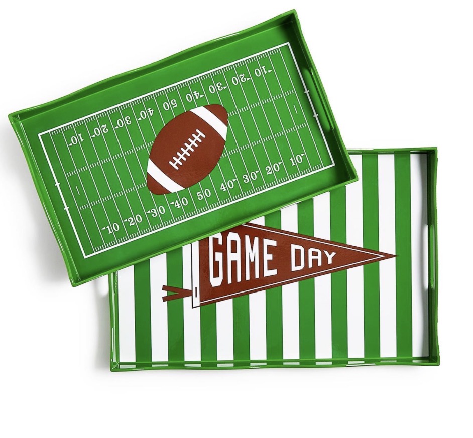 Game Day Handled Serving Trays